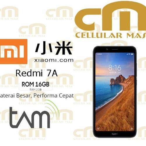 Foto Produk Xiaomi Redmi 7A 2/16 RAM 2GB ROM 16GB GARANSI RESMI TAM⠀ dari Turbulensia
