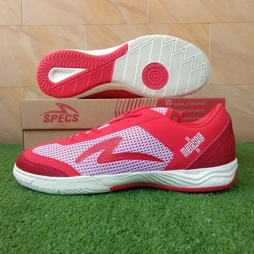 Foto Produk Specs Metasala Rival (Sepatu Futsal) - Emperor Red/Solar Red/Off White dari KICKOFF SPORTS