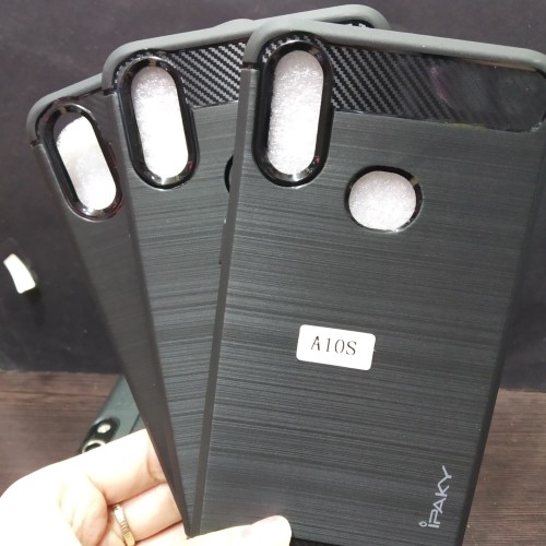 Foto Produk Case IPAKY Carbon SAMSUNG A10s Fiber Softcase Shockproof TPU dari yes acc 9