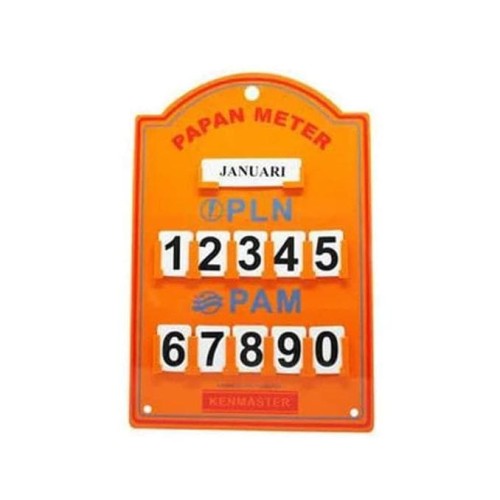 Foto Produk Papan Meteran Pln Pam Listrik Air Meter Kenmaster - Hijau dari LessiShop9
