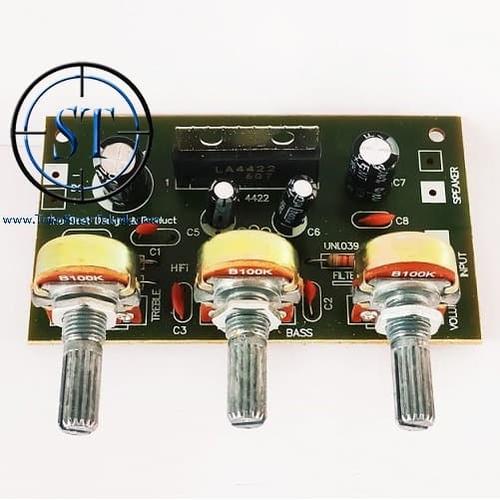 Jual Kit Rakitan Mini Power Amplifier Ampli Kecil 10W Mono LA4422 Input ...