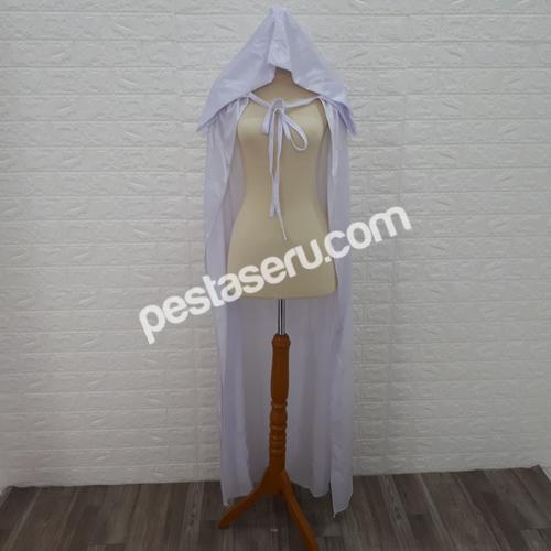 Gambar Jubah Hoodie Panjang Putih dari PestaSeru Jakarta Utara Tokopedia