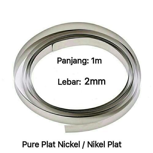 Jual Pure nickel plat 2mm for baterai 18650 nikel plat solder batre