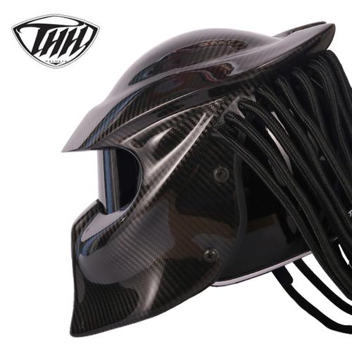 Premium Predator carbon fiber helmet 
