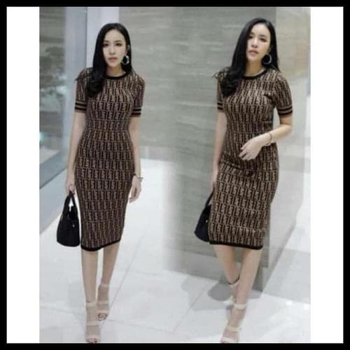 Jual Promo Bulan Ini 2910 Dress Fendi 