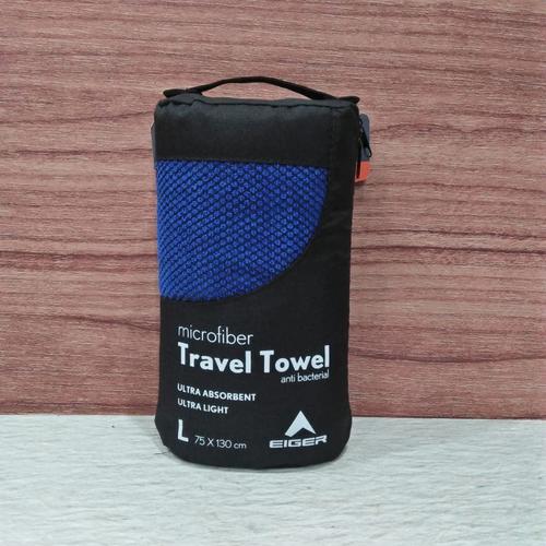 Jual HANDUK MICROFIBER EIGER 3495 BLUE SIZE L TRAVEL TOWER EIGER Kab. Tangerang Tapal