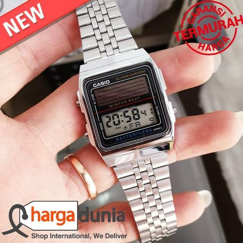 Jual DISKON 3% !! Jam Tangan Pria Merk Casio Miyota Type : A-168 Baterai G1  - Jakarta Pusat - Center Wristwatch World | Tokopedia