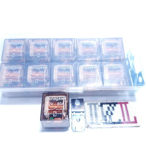 Gambar relay 4 kaki 12 volt 80 ampere alarm atau klakson lampu dll waterproof dari DZL-Led Jakarta Utara Tokopedia