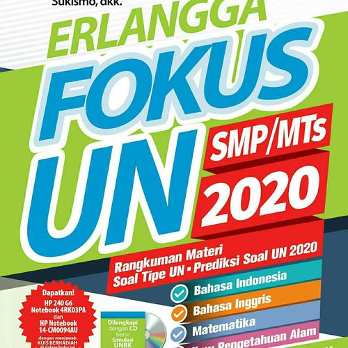Foto Produk Buku Kumpulan Soal Latihan UN ERLANGGA FOKUS UN SMP/MTs 2020 plus CD dari Liza Sentosa