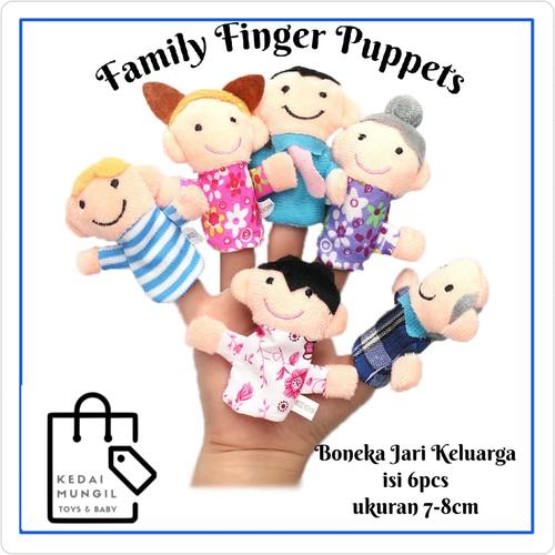Foto Produk Boneka Jari Seri Keluarga (Family Finger Puppet) dari Kedai Mungil