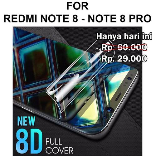Foto Produk Screen Guard Xiaomi Redmi Note 8 - Note 8 Pro anti gores gel HYDROGEL - Note 8 Pro dari Case Pedia