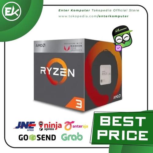 Foto Produk AMD Ryzen 3 Raven Ridge 2200G 3.5Ghz Up To 3.7Ghz Cache 4MB 65W AM4 dari Enter Komputer Official