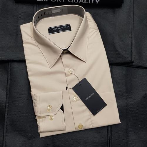 Foto Produk kemeja pria Tony Walker coklat muda dari Rejeki Kaos