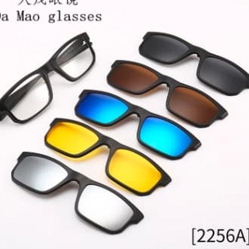 Gambar Kacamata sunglasses magnet 5 in 1 - ukuran SEDANG dari boomingjaya Jakarta Utara Tokopedia