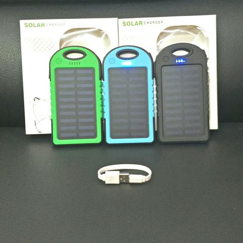 Foto Produk Powerbank Power bank PowerCore Solar Cell LED 12 Light 168.000 Mah - Hitam dari Jess grosir accessories