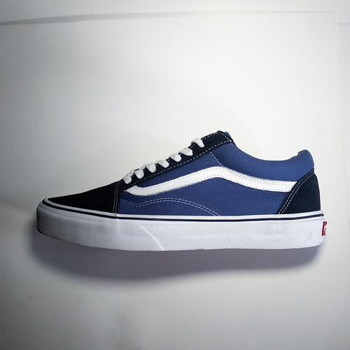 vans trainers navy blue