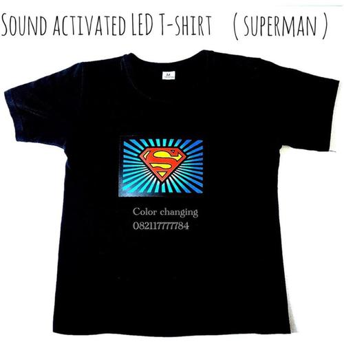 Jual New Baju Led T-Shirt Sensor Suara 