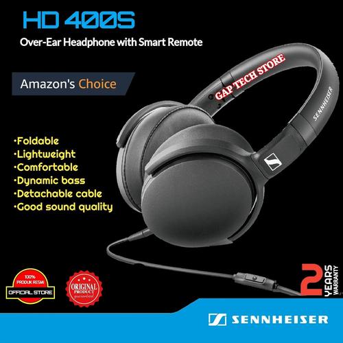 Jual Sennheiser HD 400S - HD400S - HD 400 S Over-Ear Headphone with Sm kld  - Jakarta Pusat - Wilda Dulirabila | Tokopedia