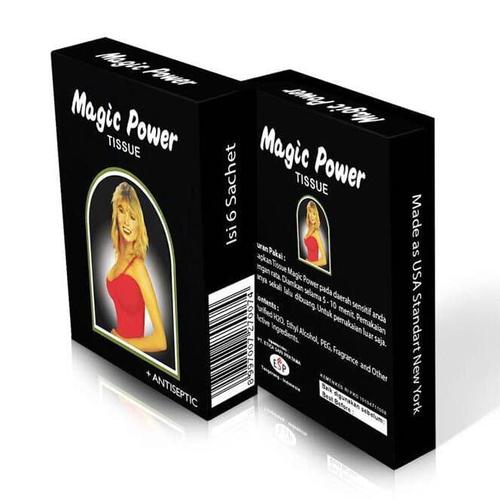 Foto Produk Tissu Super Magic power, antiseptic pria, tahan lama dari Herbalindo_Jatinegara