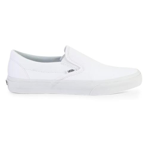 slide on vans white