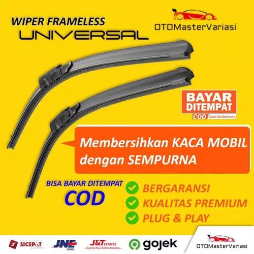 Foto Produk Wiper Framless Mobil 1 Set Depan Kiri & Kanan (2 Pcs) dari TimeMasterID