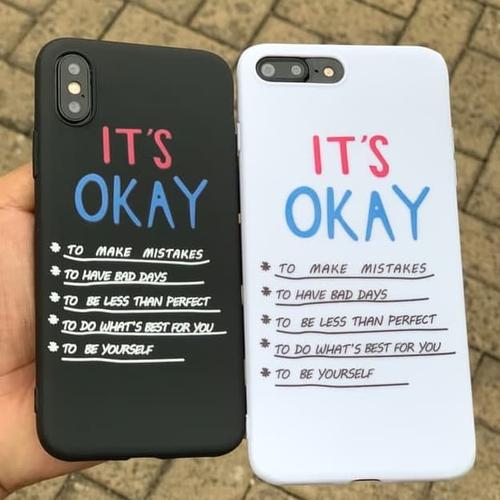 Foto Produk Happy Note Case Iphone 6 6S 6S+ 7 plus 8 X XR XS MAX cool cute lucu - Hitam, 6 6S dari Caseayangan ID