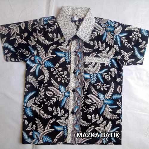 Foto Produk Kemeja / Hem / Atasan / Baju / Anak Laki Laki Batik 1035 dari Mazka Batik Pekalongan
