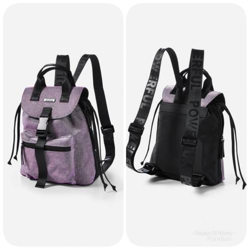 glitter mini backpack