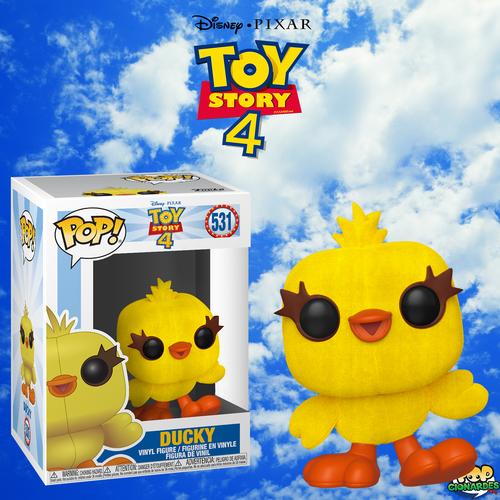 Jual Funko POP! Disney Toy Story Ducky Flocked Exclusive