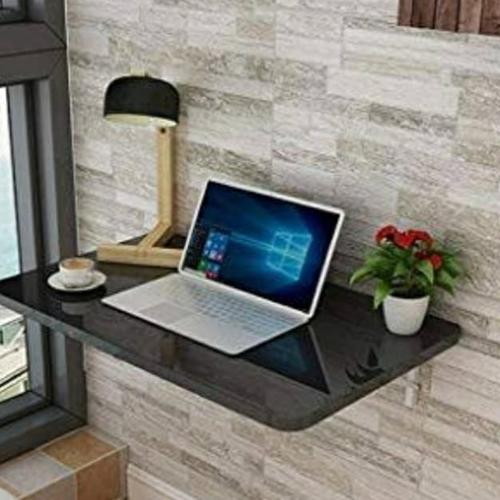 Foto Produk Meja Lipat Dinding 80 x 40 cm HPL - Hitam dari Meru Furniture