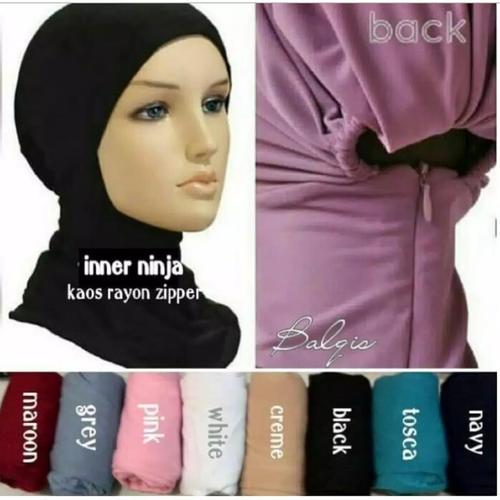 Gambar iner/ciput ninja dengan resleting dari MINAFIE undefined Tokopedia