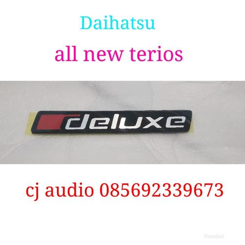Foto Produk Emblem logo Tulisan deluxe Daihatsu all new terios dari CJ_AUDIO