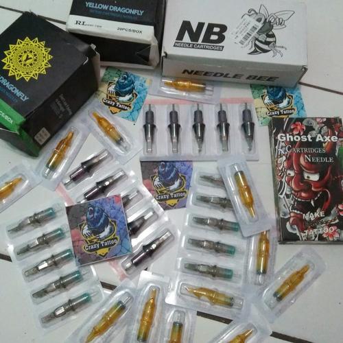 Gambar jarum tattoo catridge jarum tato rotary pen tatto original jualper pcs dari crazy time Kab. Bekasi Tokopedia