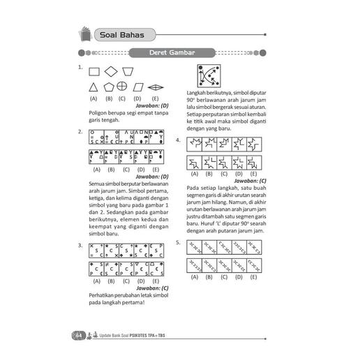 Jual Buku Soal Tes Psikotes Update Bank Soal Psikotes Tpa Tbs Jakarta Pusat Galuhp Store Tokopedia