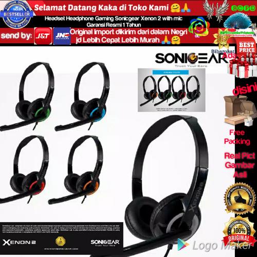 Jual Headset Headphone Gaming Sonicgear 