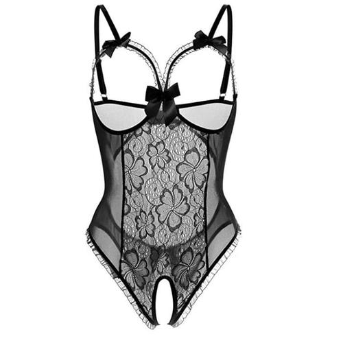 Foto Produk Lingerie sexy Crotch dan Bust open black dari yolamantap