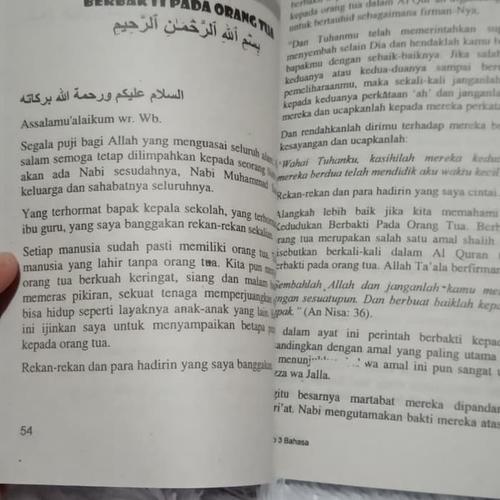 Jual Buku Terbaru Kumpulan Pidato Tiga Bahasa Indonesia Inggris Arab Bi Jakarta Selatan Dianmelani Tokopedia