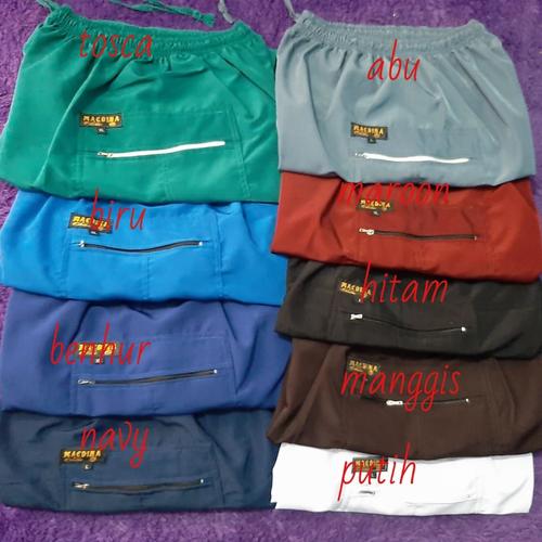 Foto Produk Celana pangsi komprang sirwal dewasa ukuran S M L - Putih dari maedina colection