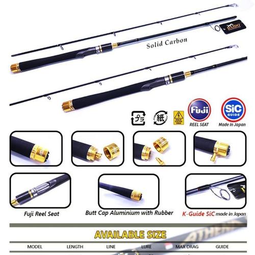 Foto Produk joran daido athena II 180 joran carbon solid - 10 20lb dari pacific spot jakarta