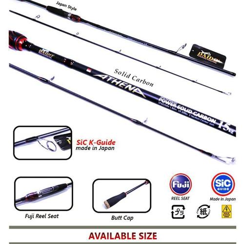 Foto Produk joran daido athena japan style 180 joran carbon solid - 10 20lb dari pacific spot jakarta