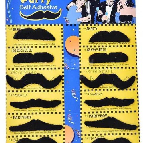 Foto Produk Kumis Palsu 12set dari bee party