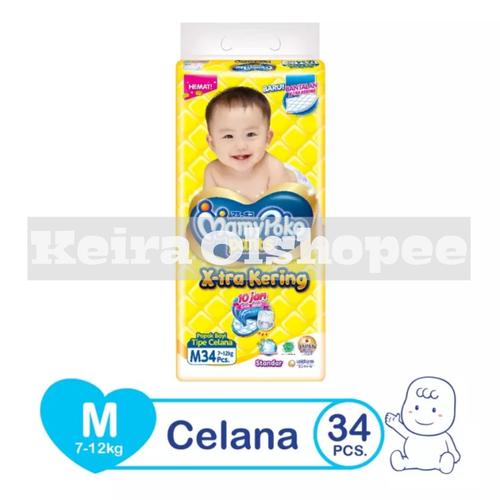 Foto Produk MamyPoko Pants X-tra Kering M34 dari Keira Olshopee