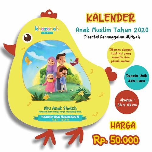 Gambar Kalender KIDZ Percikan Iman 2020 dari Khazanah Intelektual Kota Bandung Tokopedia