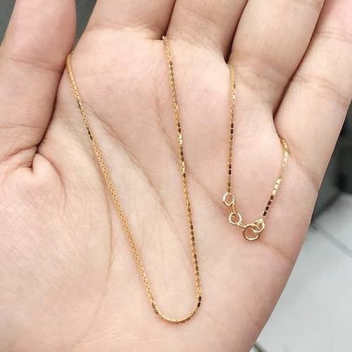 Jual Kalung Emas 3 Gram 42 Cm Kadar 700 Model Italy Kaca Kota Banjarmasin Krishna Collecti0n 