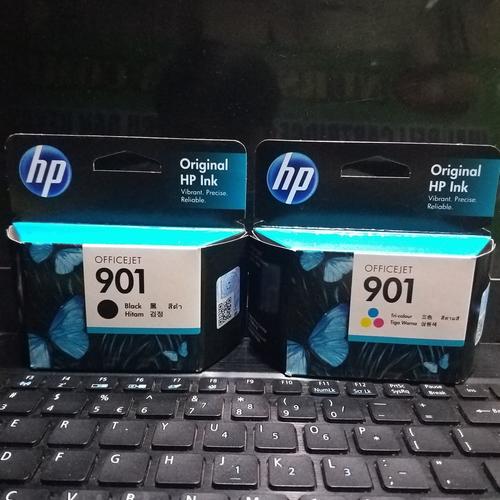 Jual Paket Tinta HP 901 Black + Colour 