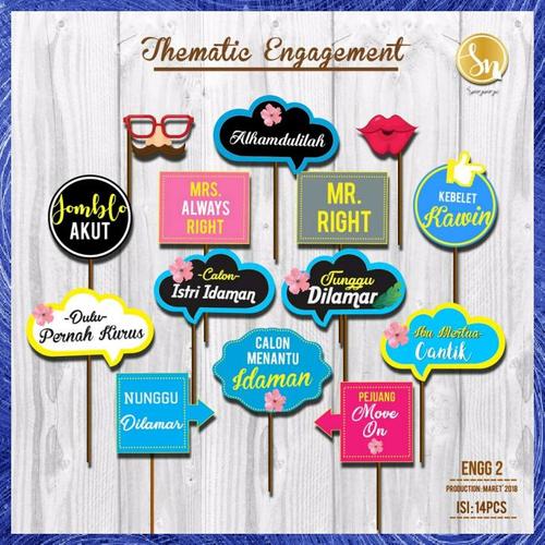Foto Produk TERBARU PROPS PHOTO BOOTH ENGGAMENT 02 dari YASIN HELF24 DISKON