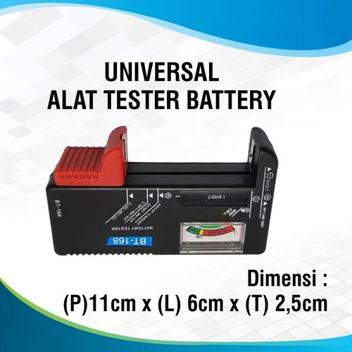 Gambar Alat Cek Batre / Tester Battery ANALOG BT-168 Universal dari Toko Mitra Abadi Jakarta Barat Tokopedia
