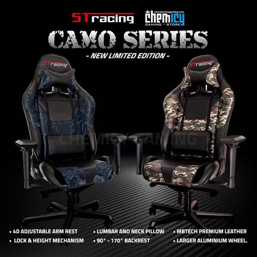 Jual READY STOCK STracing  ST Racing  Gaming Chair Camo 