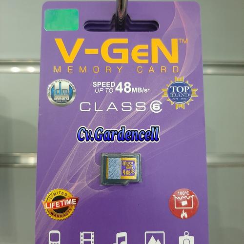 Foto Produk V-GEN MICRO SD 4GB ORIGINAL dari Garden Cell Official