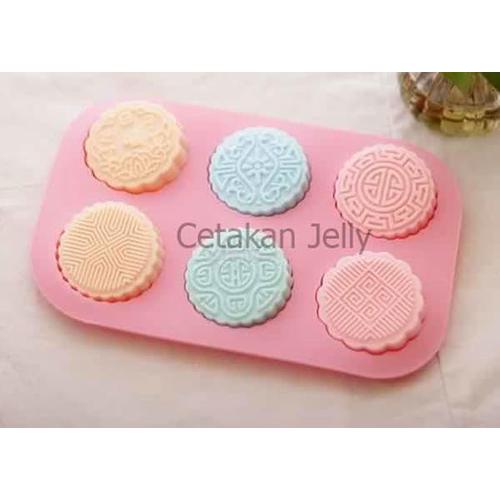 Foto Produk Cetakan Kue Number One / Puding Moon Cake 6 cavity dari darilynn